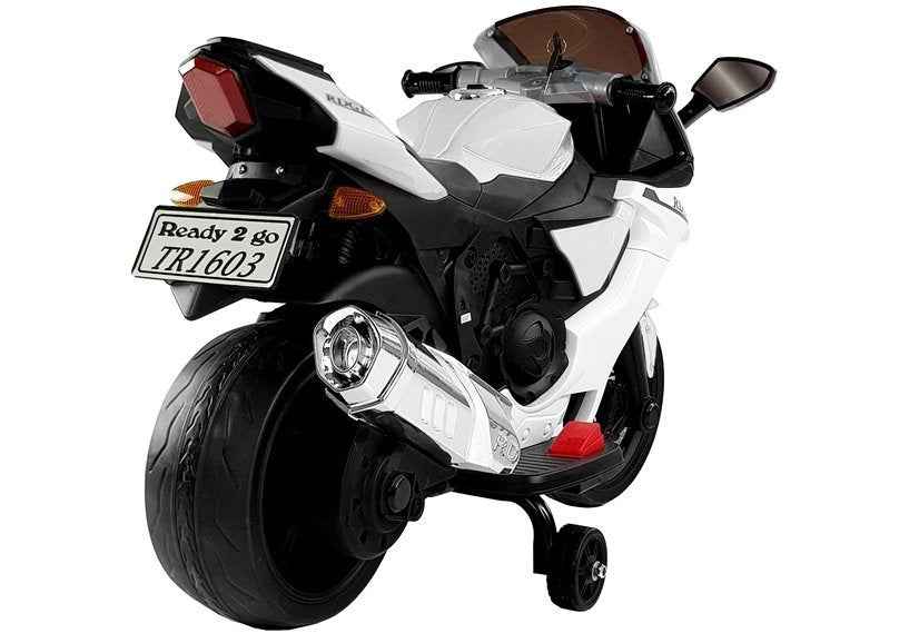 Moto électrique TR1603 blanche