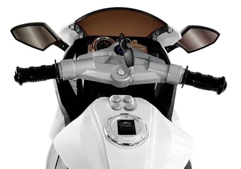 Moto électrique TR1603 blanche