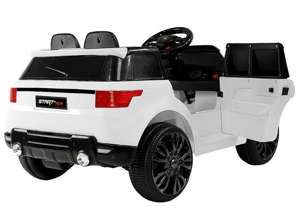 HL1638 Electric Ride-On Car White