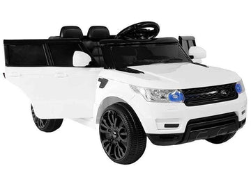 HL1638 Electric Ride-On Car White