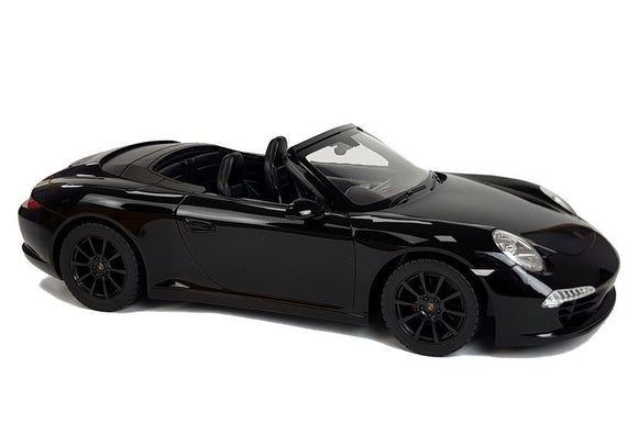 Porsche 911 Carrera S Remote Control Car RC Rastar Black 1:12