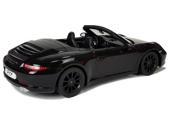 Porsche 911 Carrera S Remote Control Car RC Rastar Black 1:12