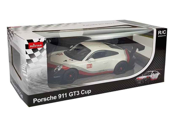 Car R/C Porsche 911 GT3 CUP Rastar 1:14 White