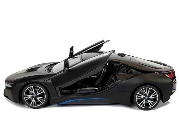 Car R/C BMW i8 Rastar 1:14 Black Automatic Doors