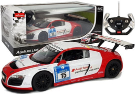 Voiture r/c audi r8 lms rastar 1:14 blanc-rouge