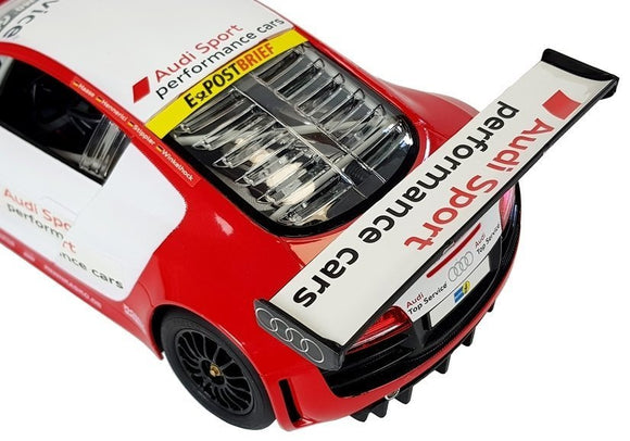Voiture R/C Audi R8 LMS Rastar 1:14 Blanc-Rouge