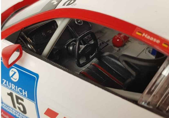 Voiture R/C Audi R8 LMS Rastar 1:14 Blanc-Rouge