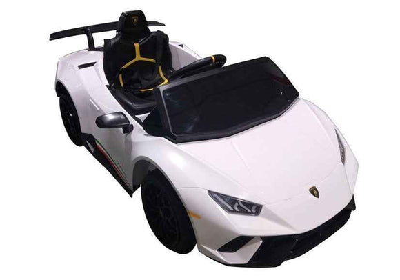 Electric Ride On Car Lamborghini Huracan White