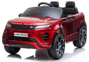 Range rover evoque voiture électrique à enfourcher peinte en rouge