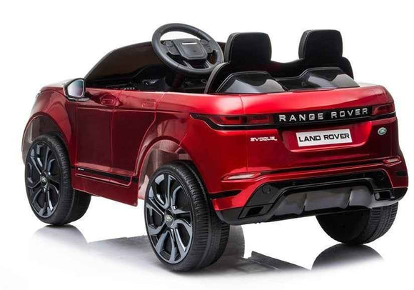 Range Rover Evoque, voiture électrique à enfourcher peinte en rouge