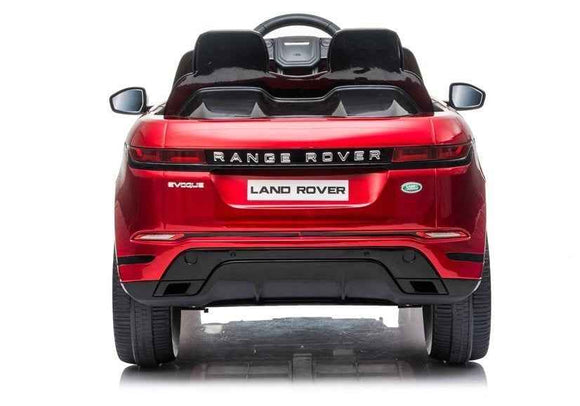 Range Rover Evoque, voiture électrique à enfourcher peinte en rouge