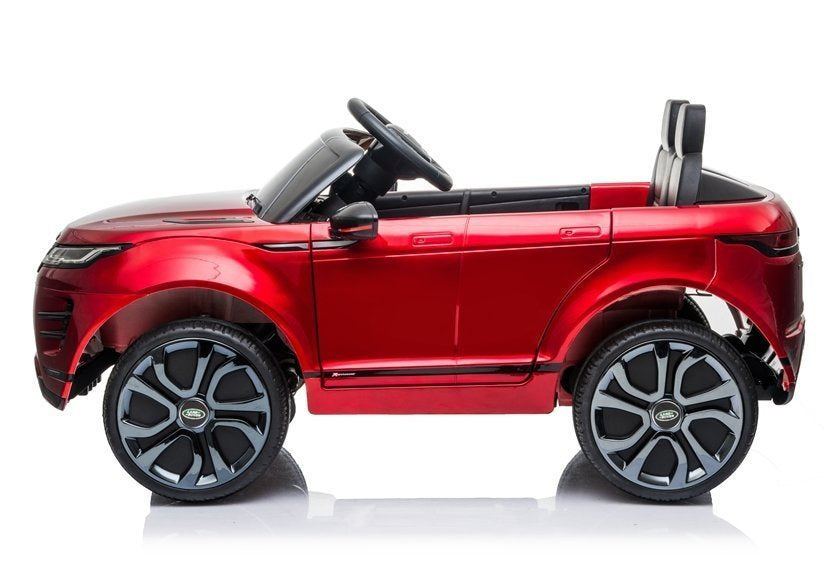 Range rover evoque voiture électrique à enfourcher peinte en rouge