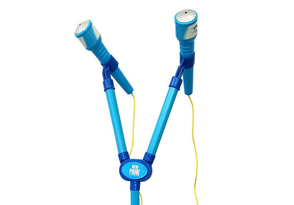 Microphone Karaoke Set Blue Tripod