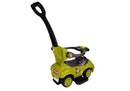 Toddlers Ride On Push Along with Parent Handle Mega Car 3in1 Yellow