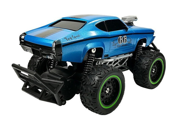 Remote controlled Car Off-road R/C Blue High Wheels