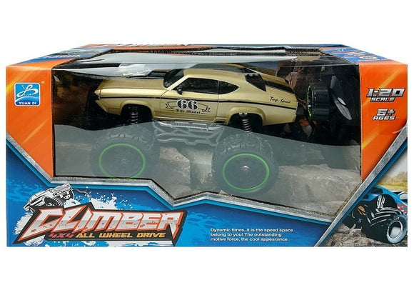 Remote controlled Car Off-road R/C Golden High Wheels