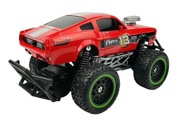 Remote controlled Car Off-road R/C Red High Wheels