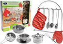 Set of Stainless Steel Pots for Children 23 elements-1