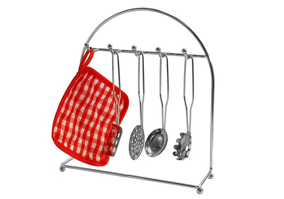 Set of Stainless Steel Pots for Children 23 elements