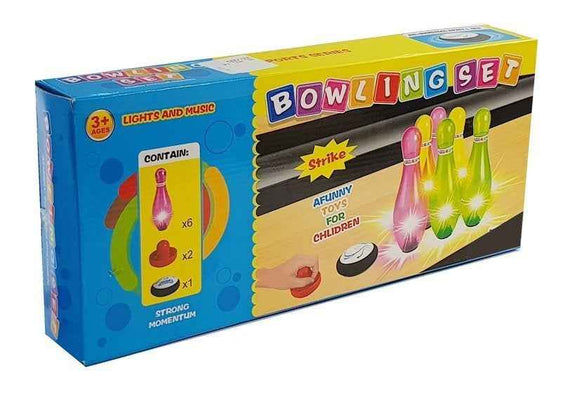 Jeu de bowling avec lumières