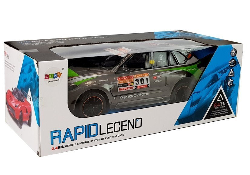 Remote Controlled RC Sports Car 1:10 2.4G Gray