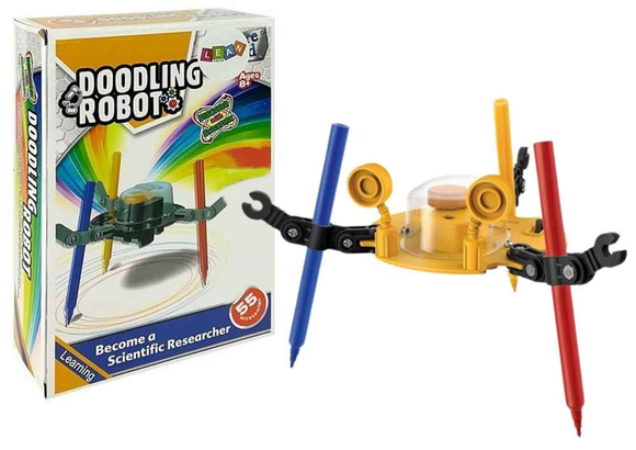 Cercles de bricolage dessinés par un robot éducatif