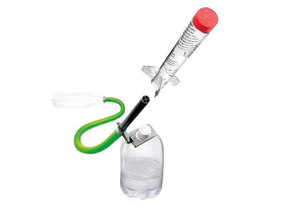 Fusée à air comprimé éducative à faire soi-même