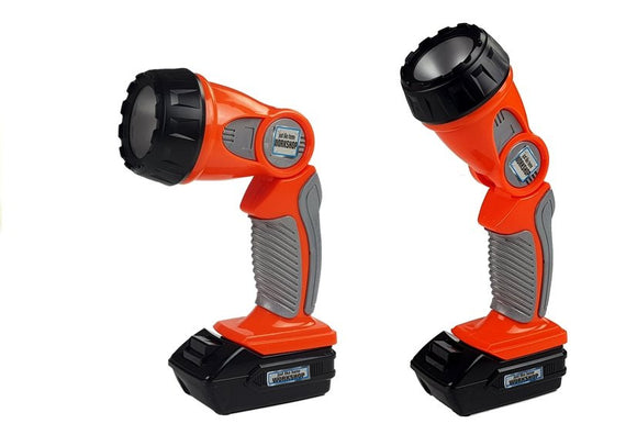 Kit de bricolage Perceuse, Scie sauteuse, Lampe de poche à piles 12 pièces.