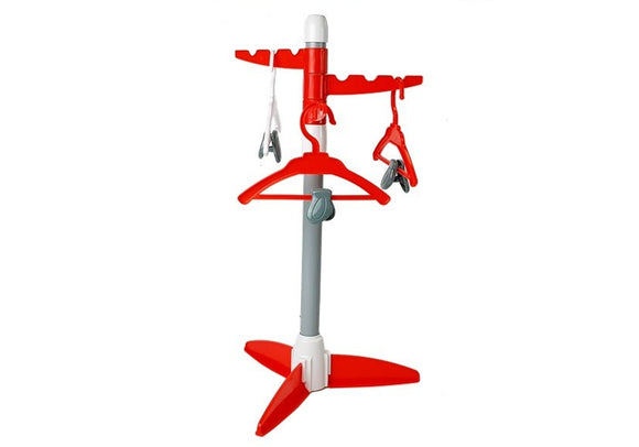 Iron on batteries. Board. Stand with hangers