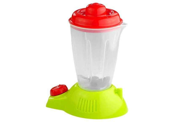 Set of Vegetables and Fruits with a Battery Blender and a Tray