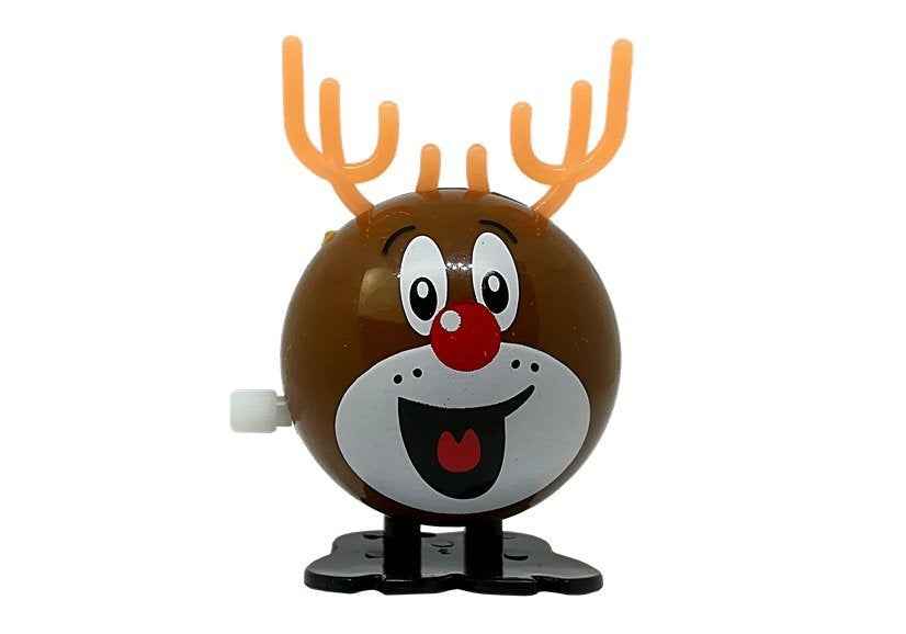 Ensemble de jouets de Noël à remonter Pingouin 12 pièces Renne Bonhomme de neige Père Noël