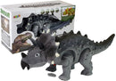 Dinosaure sur batterie Triceratops Gris