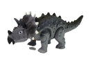 Dinosaure sur batterie Triceratops Gris