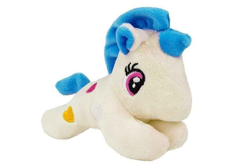 Petite licorne avec mascotte de transporteur