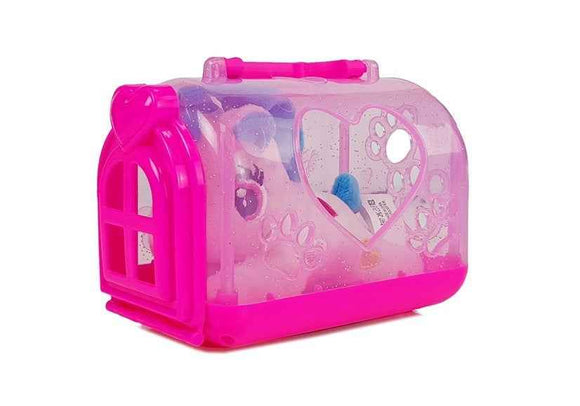 Petite licorne avec mascotte de transporteur