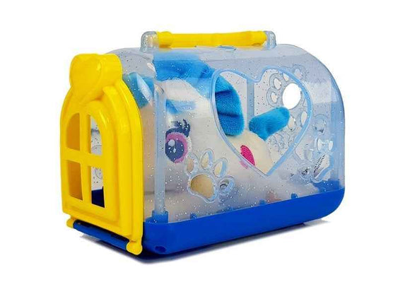 Petite licorne avec mascotte de transporteur