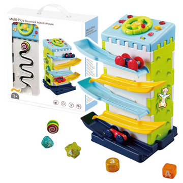 Toboggan éducatif avec trieur de voitures