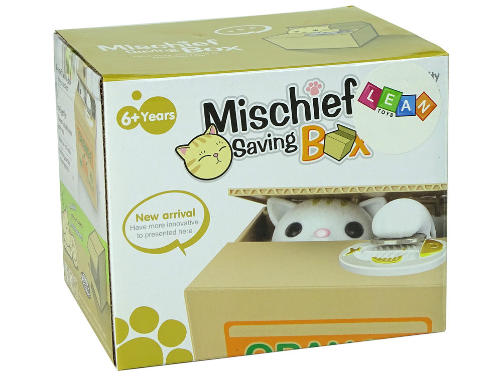 Tirelire en forme de chat mignon boîte à économies malicieuses - clicktofournisseur.com