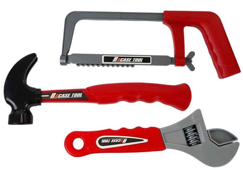 Ensemble d'outils de bricolage 29 pièces, perceuse, marteau, scie