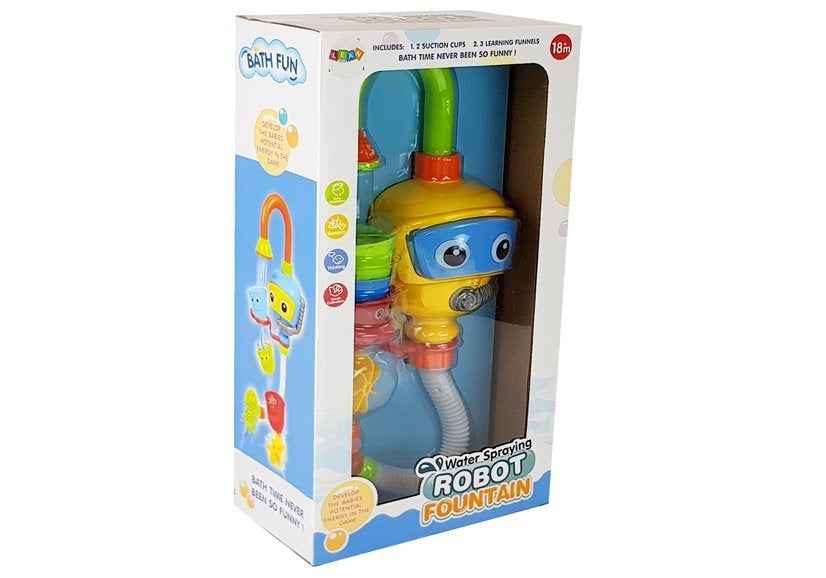Cascade de bain du robot plongeur