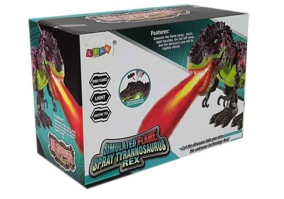 Battery Dinosaur Laying Eggs Burning Fire Steam Green