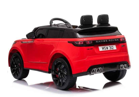 Voiture électrique à enfourcher Range Rover peinte en rouge