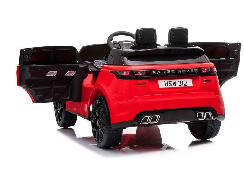 Voiture électrique à enfourcher Range Rover peinte en rouge