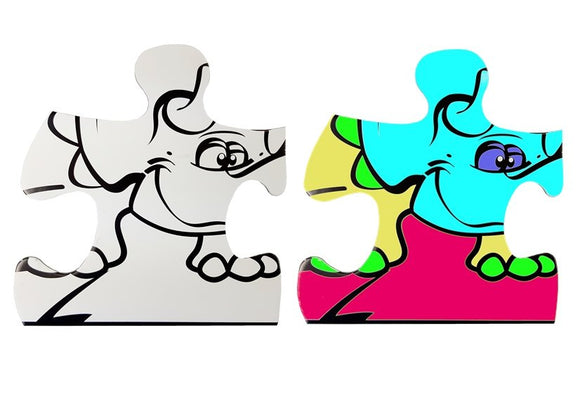 Puzzle de peinture de dinosaures du Jurassique 24 pièces