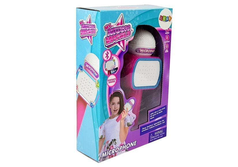 Microphone pour enfants, enceinte Bluetooth sans fil pour karaoké, rose