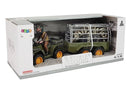 Quad with a Trailer Transporter Figurines Zebra-5