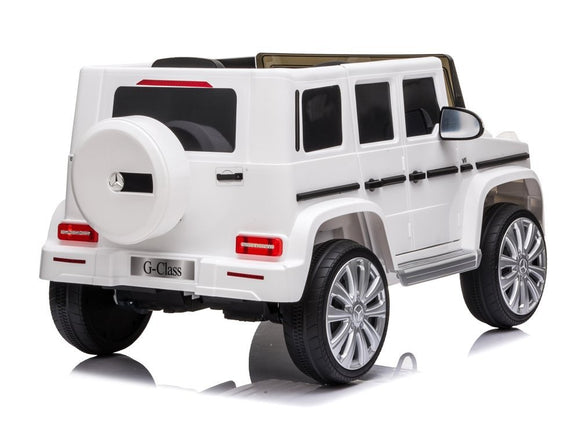 Voiture électrique mercedes g500 blanche