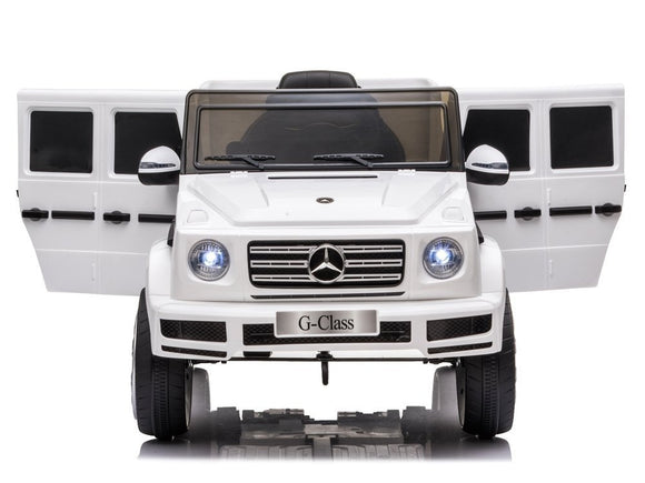 Voiture électrique mercedes g500 blanche