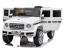 Voiture électrique Mercedes G500 blanche