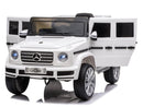 Voiture électrique Mercedes G500 blanche
